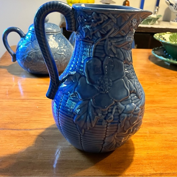 Vintage Majolica Bordallo Pinheiro Jug - Picture 2 of 6